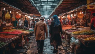 Arabische Bazar die Herkunft des Bulgurs