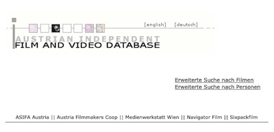 FilmVideo.at - Austrian Independent Film and Video Database