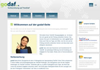Screenshot der Godaf Seite (www.godaf.de) vom 17.01.2020