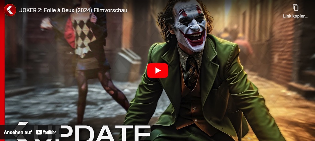 Trailer zum Kino Blockbuster Joker 2