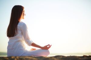 Meditation bei Yoga