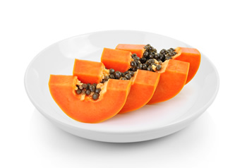 Papaya ist ein gesunder und kalorienarmer Snack