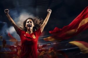 Spanische Frauen Fußball Weltmeisterinnen